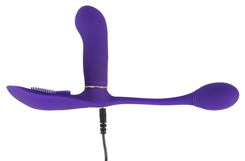 GoGasm Pussy & Ass Vibrator Purple - Obrázek 6
