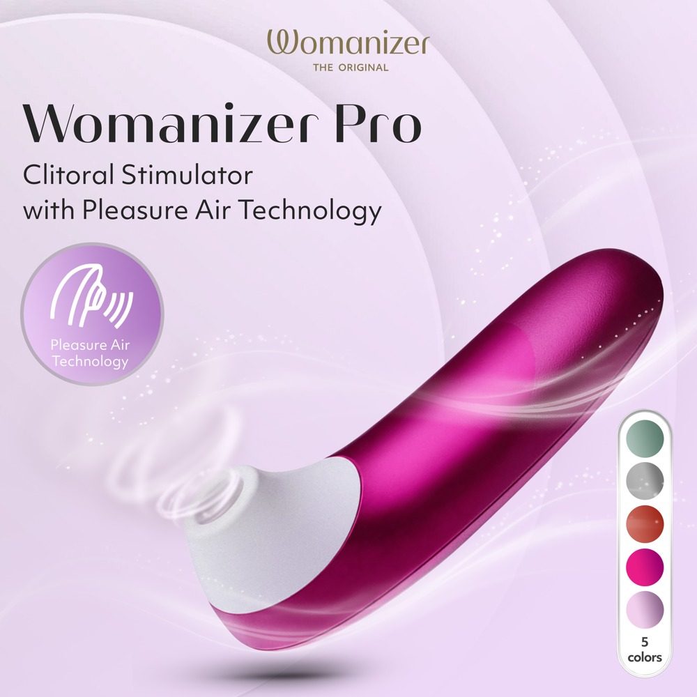 Womanizer Pro pulzátor na klitoris - růžová (obrázek 6)