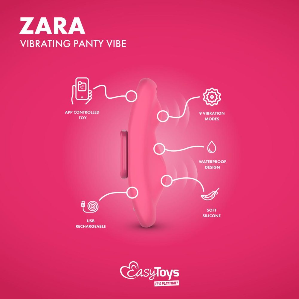 EasyConnect Panty Zara App Controlled Pink (obrázek 15)
