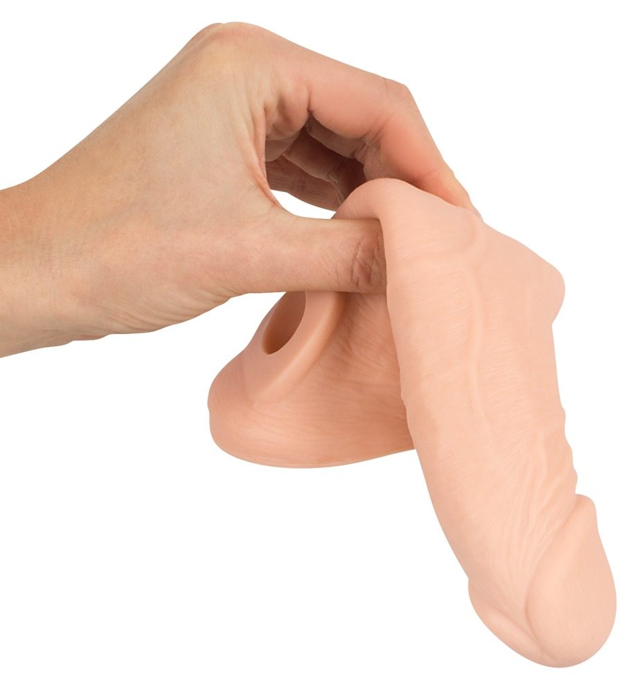 Nature Skin Penis Sleeve with Extension 21 cm - Obrázek 4