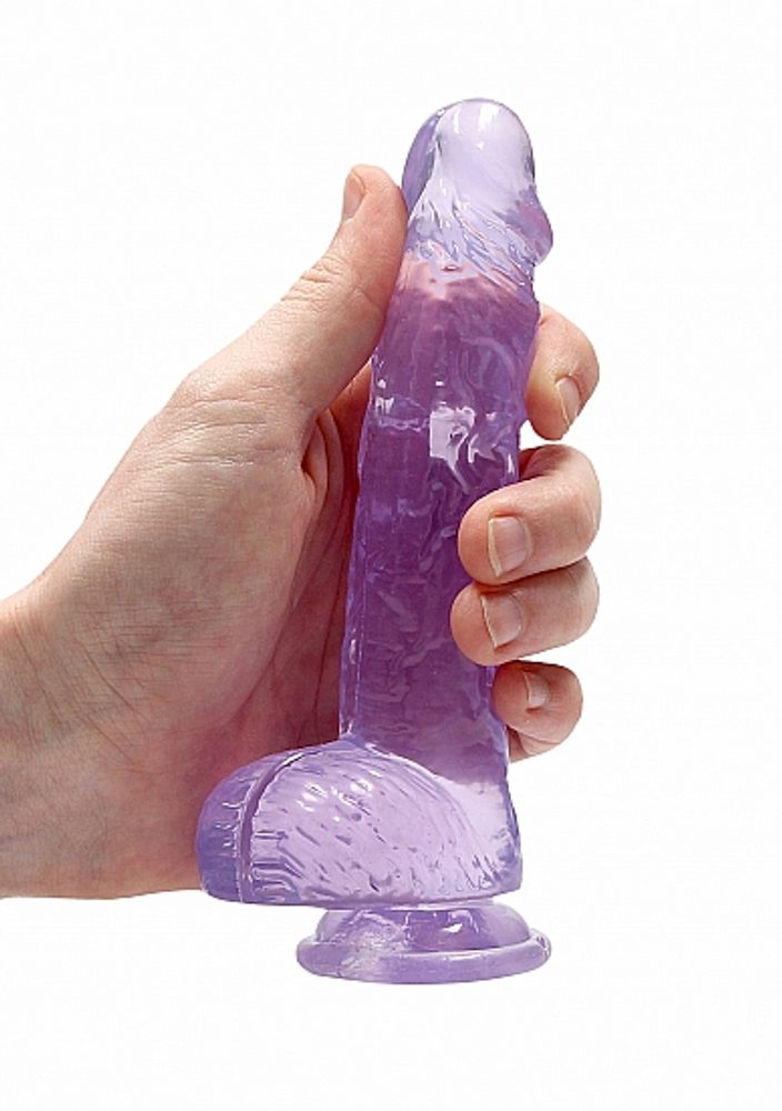 RealRock Crystal Clear 15cm Purple (obrázek 7)