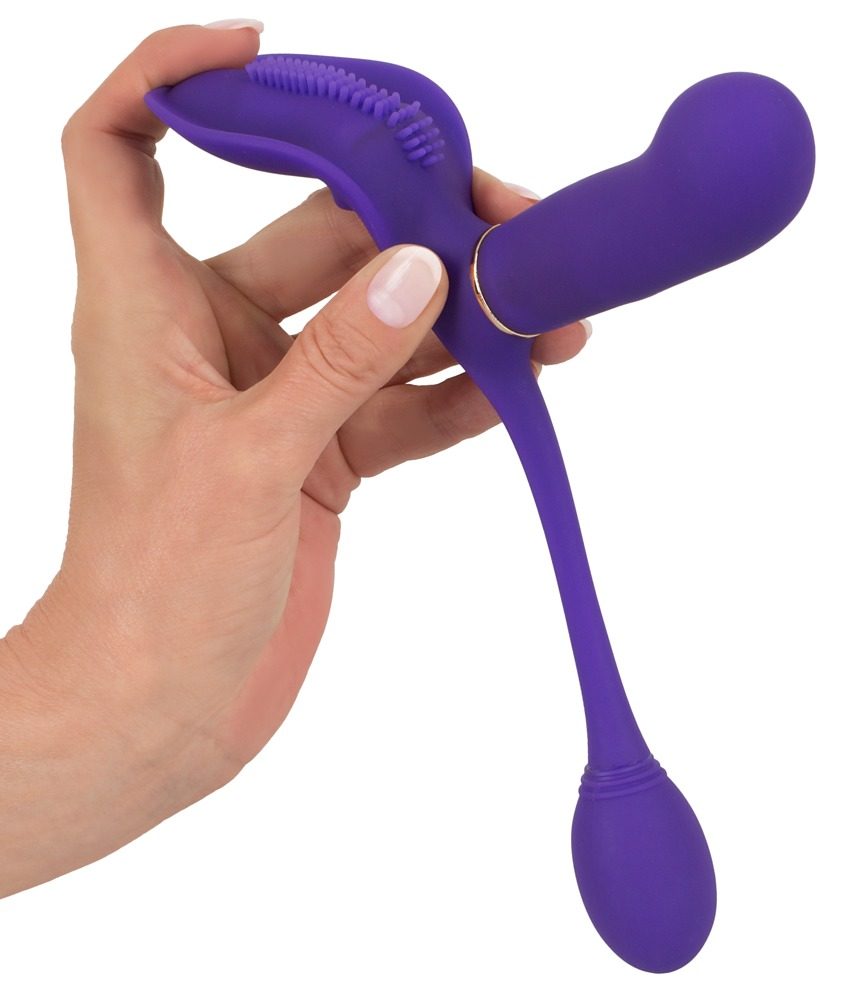 GoGasm Pussy & Ass Vibrator Purple - Obrázek 2