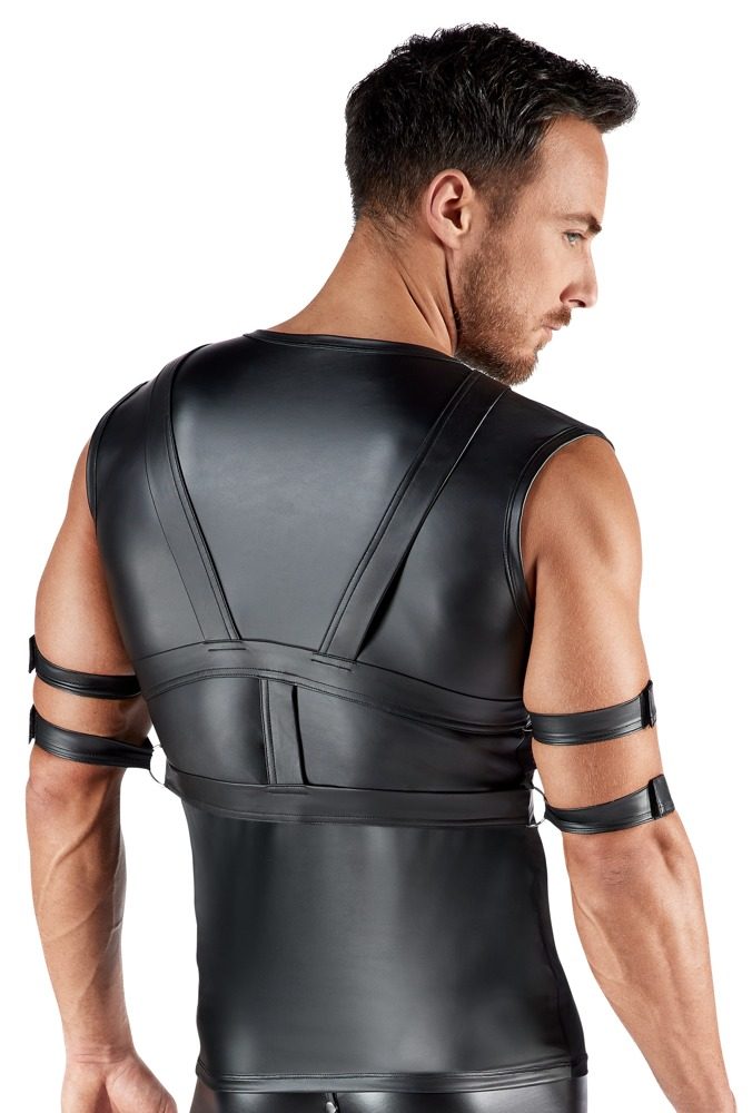 Svenjoyment Sleeveless Shirt & Chest Harness Set 2161885 Black - Obrázek 6