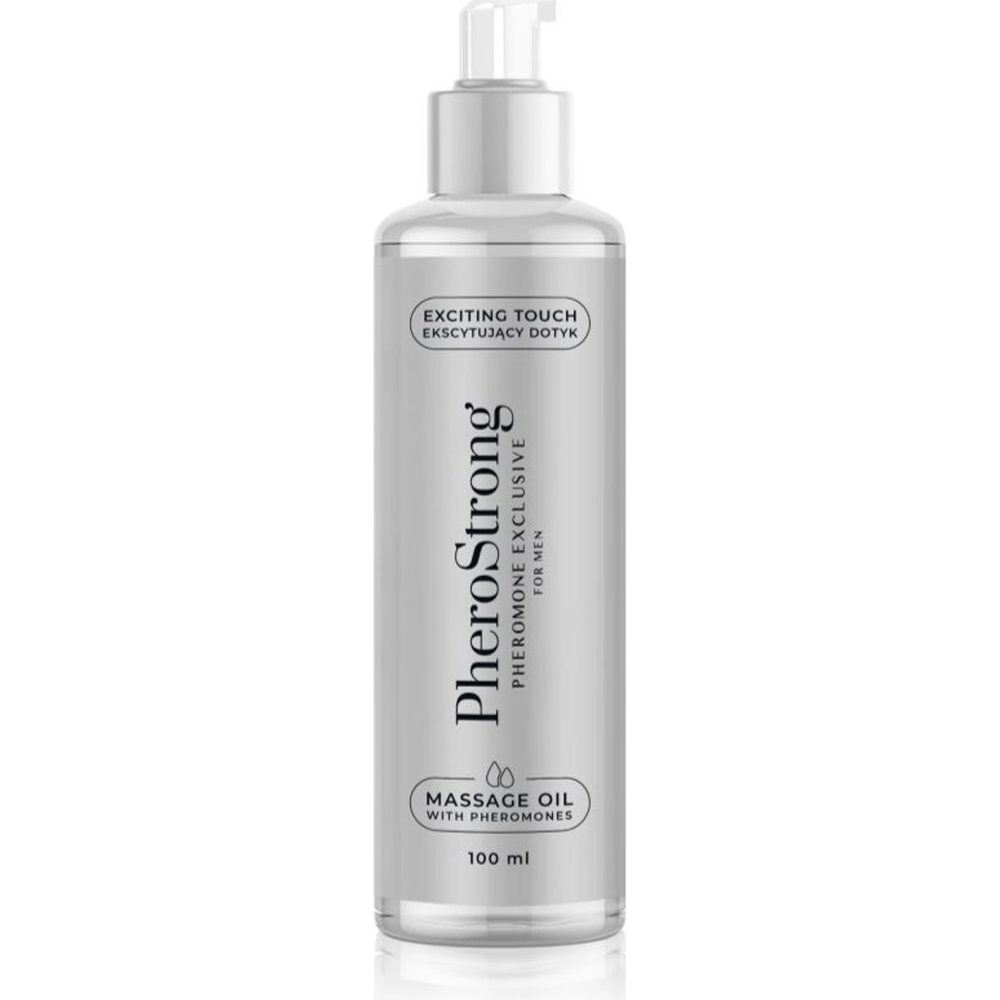 PheroStrong Exclusive Olej masážní s feromony pro muže 100 ml - Obrázek 2