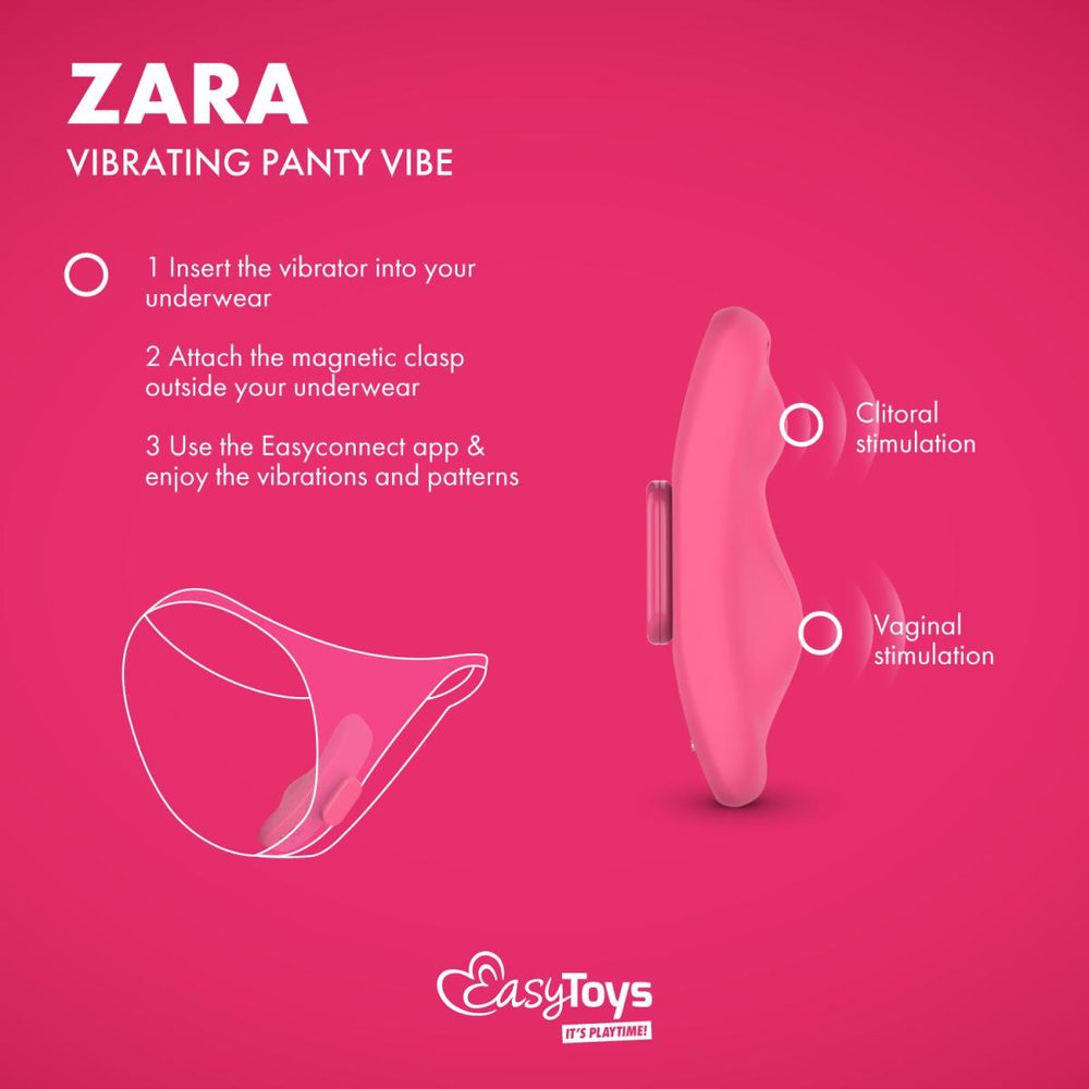 EasyConnect Panty Zara App Controlled Pink (obrázek 14)