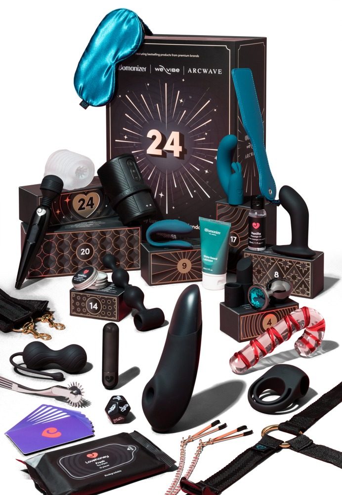Womanizer Feel the Magic Shiver 24 Day Luxury Calendar, erotický adventní kalendář pro páry