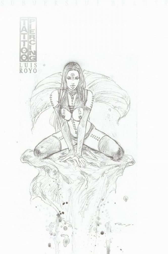 Luis Royo TATTOO & PIERCING SUBVERSIVE BEAUTY PORTFOLIO - Obrázek 5