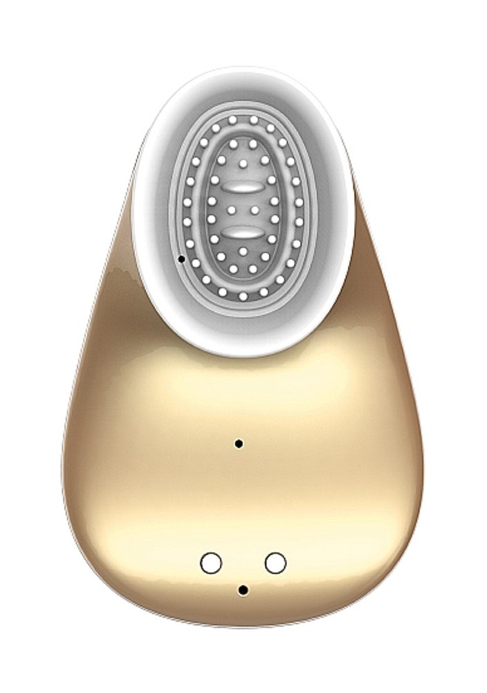 Shots Innovation Twitch Hands-Free Suction & Vibration Toy Gold (obrázek 8)