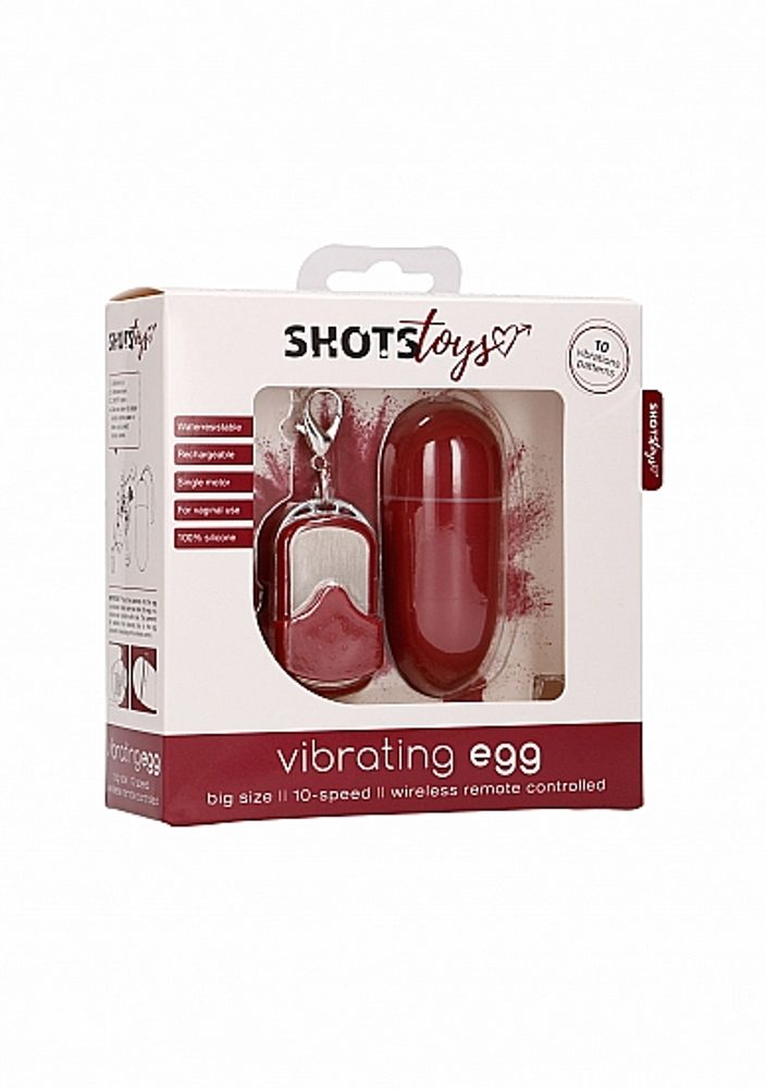 Shots Toys 10 Speed Remote Vibrating Egg Big (obrázek 10)