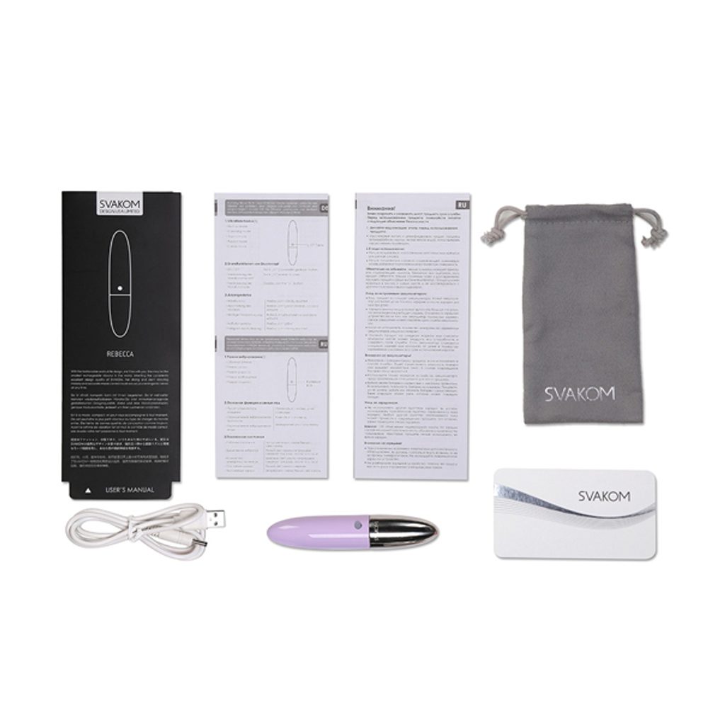 Svakom - Rebecca Vibrator Pale Purple - Obrázek 3