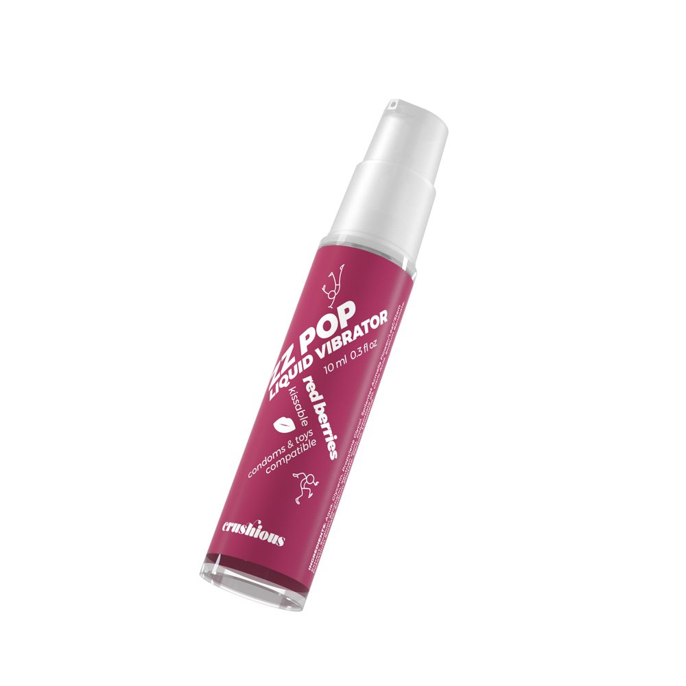 Crushious Zz Pop Liquid Vibrator Red Berries Aroma 10ml