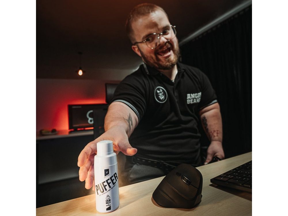 Angry Beards Pudr na kule intimní partie Sit & Chill 57 g - Obrázek 3