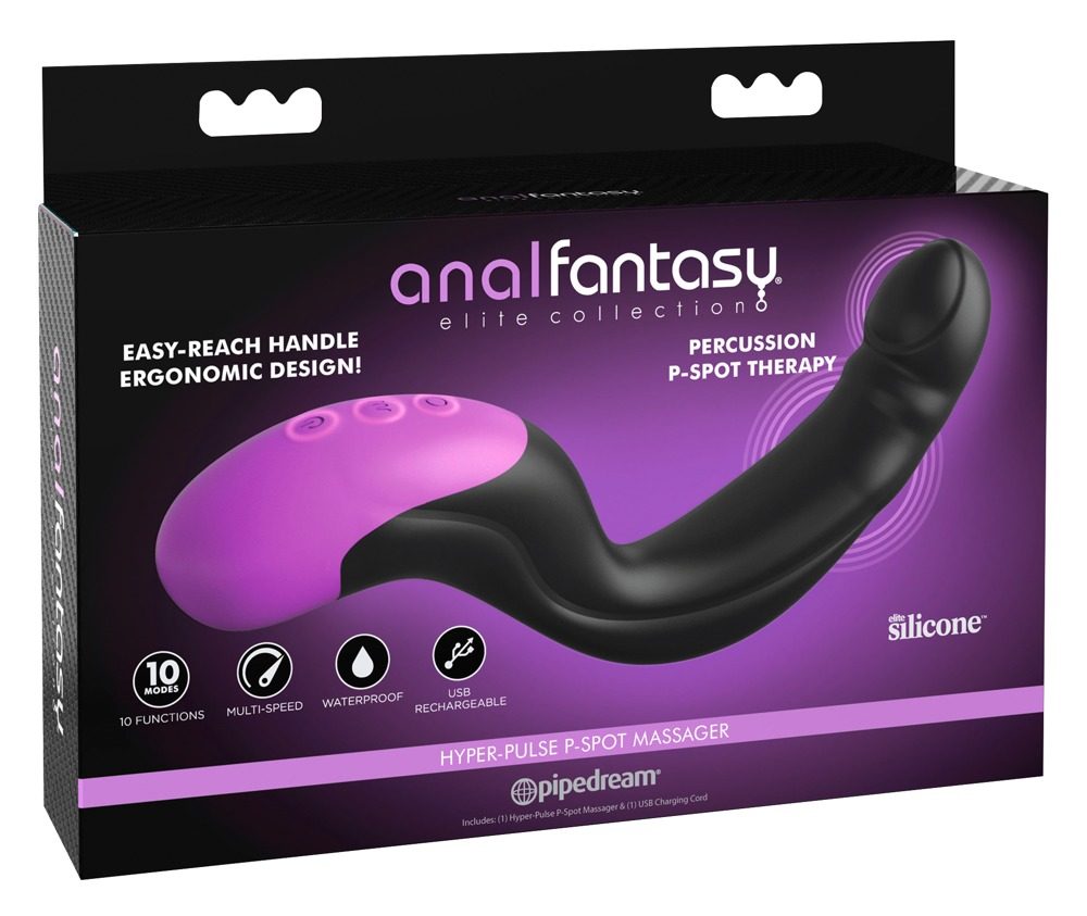 Anal Fantasy Hyper Pulse P-Spot Massager Black - Obrázek 4