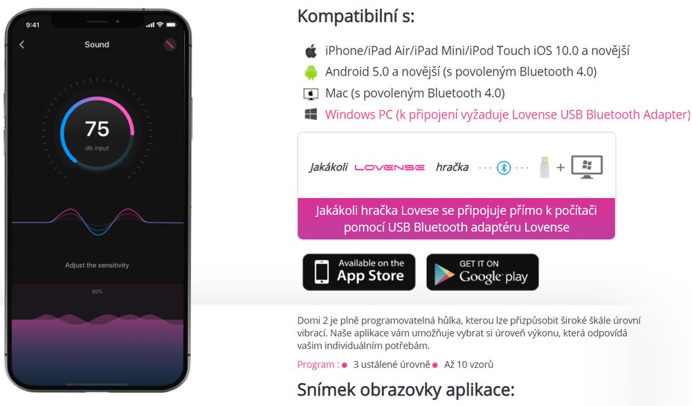 Lovense Domi 2 Mini Wand Massager - Obrázek 7