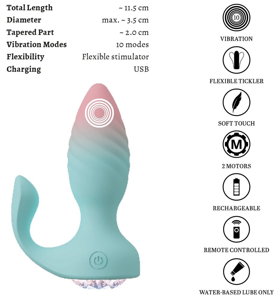 beau coeur Juvela RC Butt Plug (obrázek 7)
