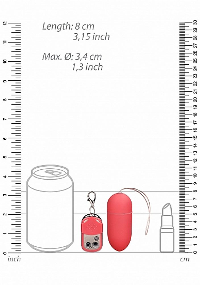 Shots Toys 10 Speed Remote Vibrating Egg Big Pink - Obrázek 4