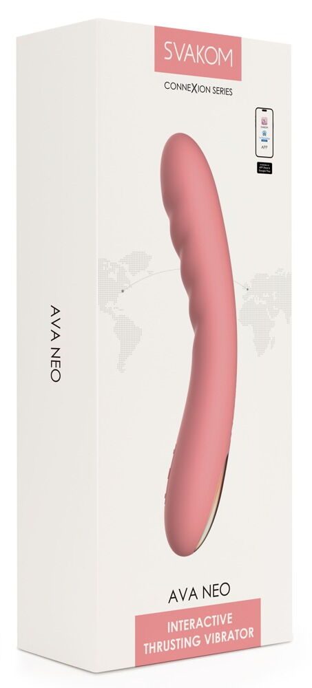 Svakom Ava Neo Interactive Thrusting Peach Pink - Obrázek 7