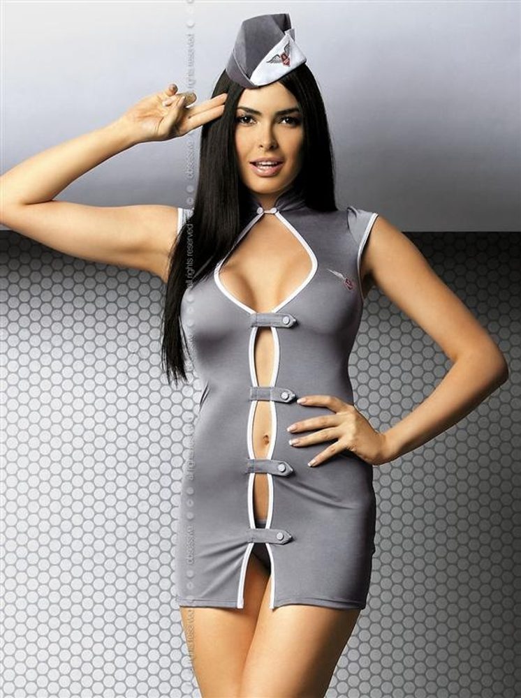 Sexy kostým Obsessive Stewardess (obrázek 3)