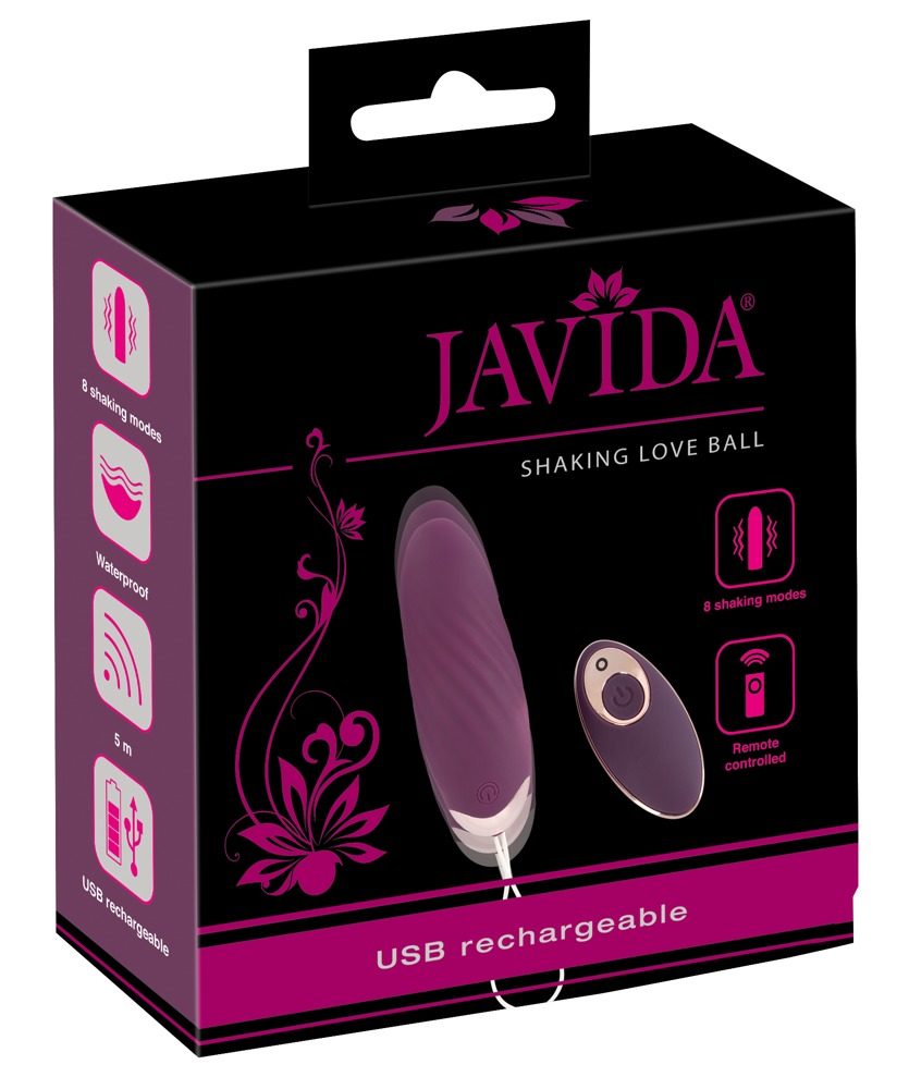 Javida Shaking Love Ball Remote Controlled Purple (obrázek 10)