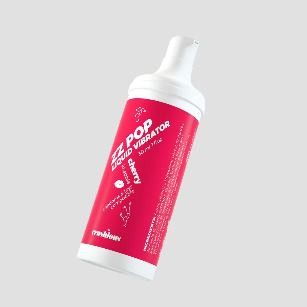 Crushious Zz Pop Liquid Vibrator Cherry Aroma 30ml