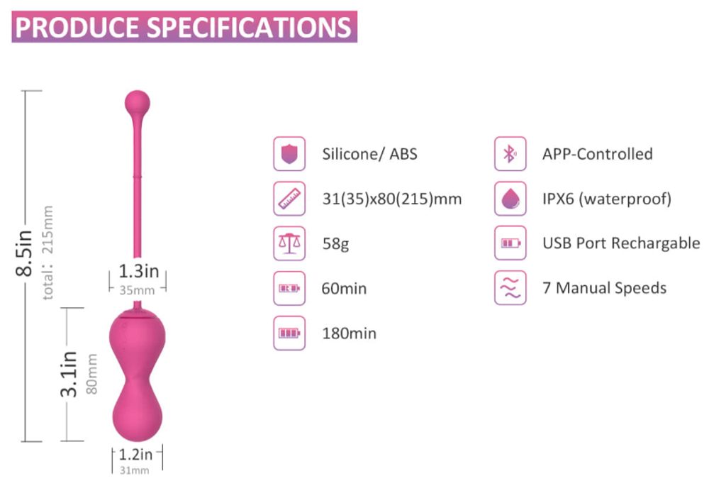 Magic Motion Smart Kegel Master Balls (obrázek 15)