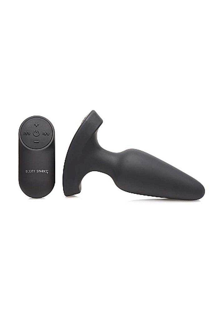 Booty Sparks Laser Fuck Me Medium Anal Plug with Remote Control Black - Obrázek 3