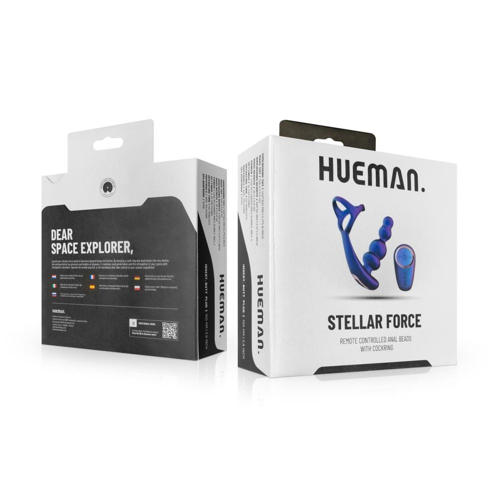 Hueman Stellar Force Butt Plug with Cockring (obrázek 10)