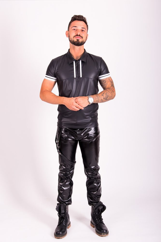 Luxusní pánská polo košile Rebellion Francesco White