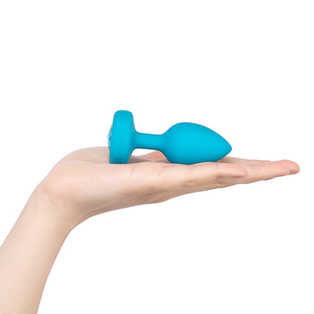 b-Vibe Vibrating Jewel Plug S/M - Obrázek 3