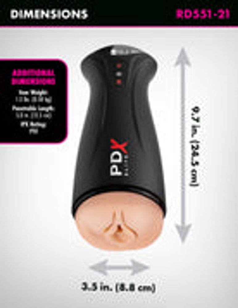 Pipedream PDX Elite Fuck Gasm Light (obrázek 3)