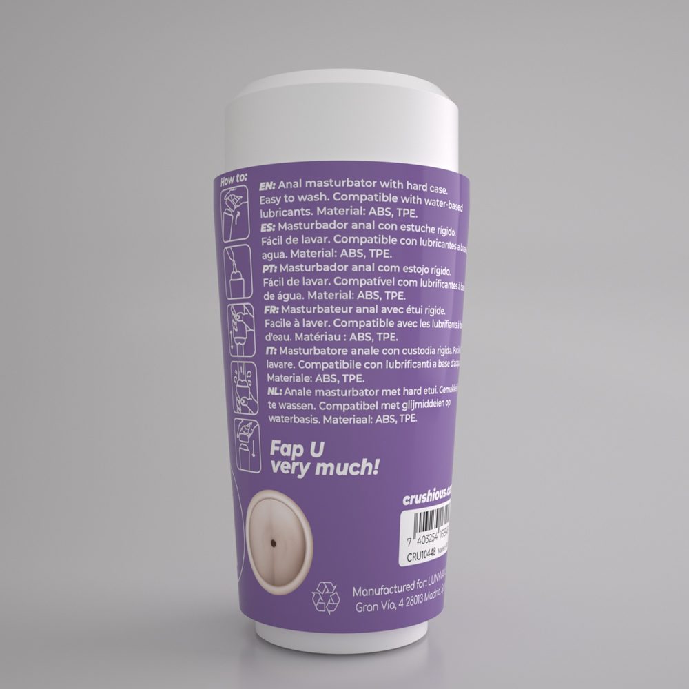 Crushious Fappucino Hot Buns Portable Anal Masturbator (obrázek 6)