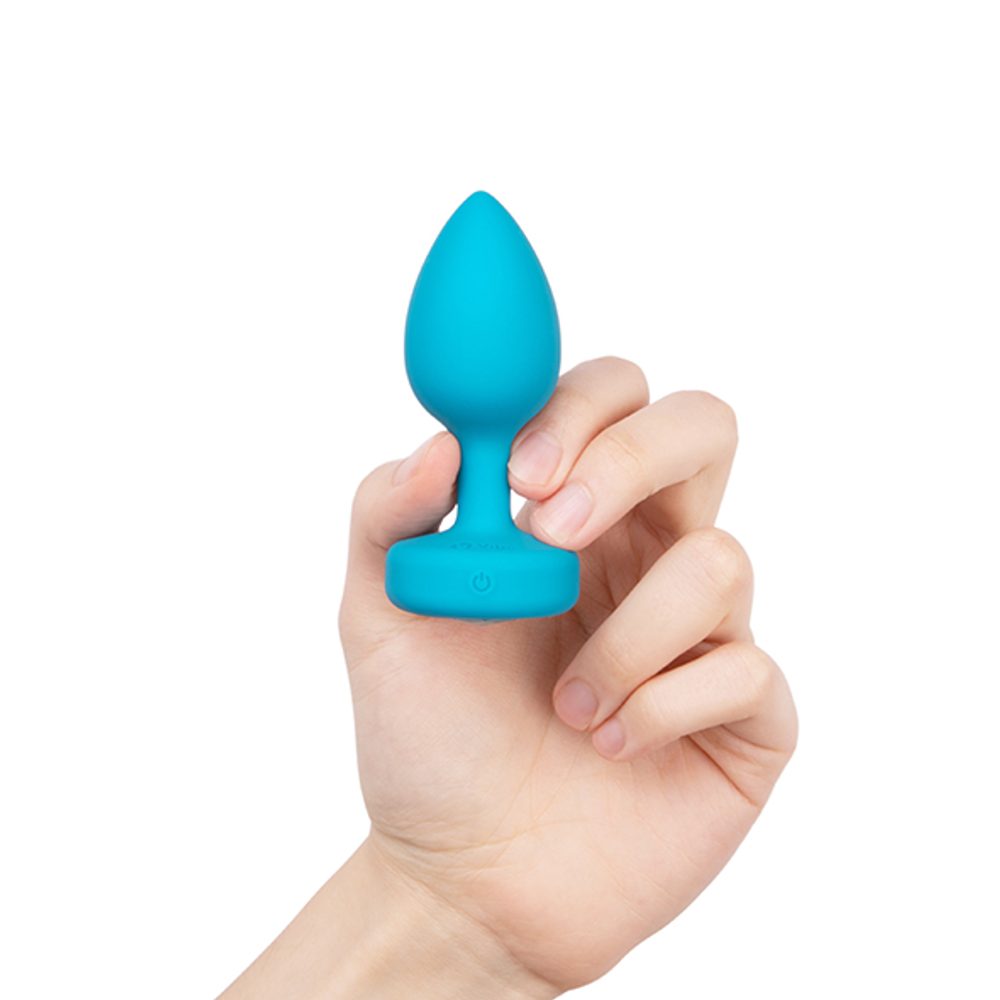 b-Vibe Vibrating Jewel Plug S/M - Obrázek 4