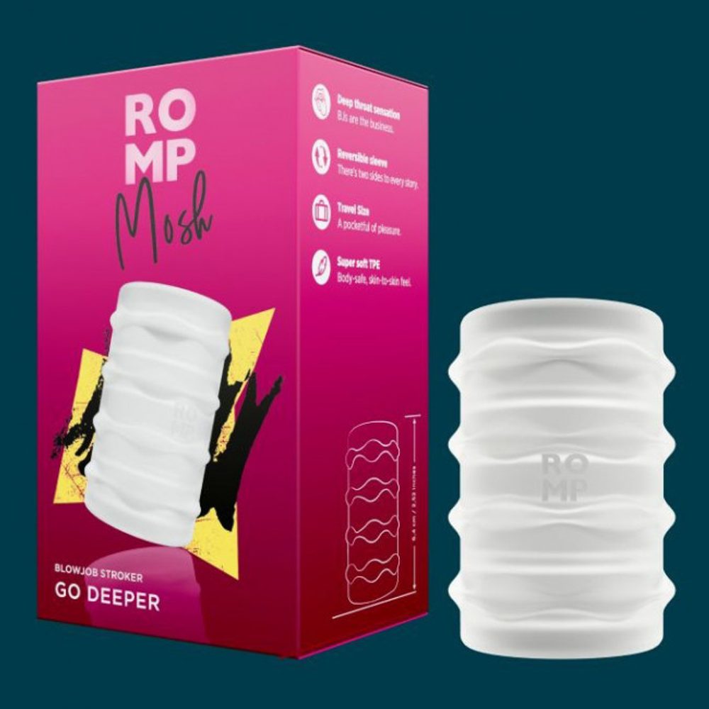 Romp Mosh Blowjob Stroker Clear (obrázek 9)