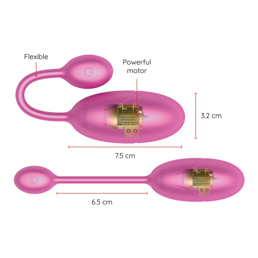 Oninder Tokyo Vibrating Egg Pink - Obrázek 3