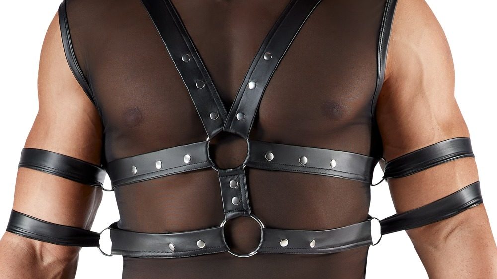 Svenjoyment Sleeveless Shirt & Chest Harness Set 2161885 Black - Obrázek 5