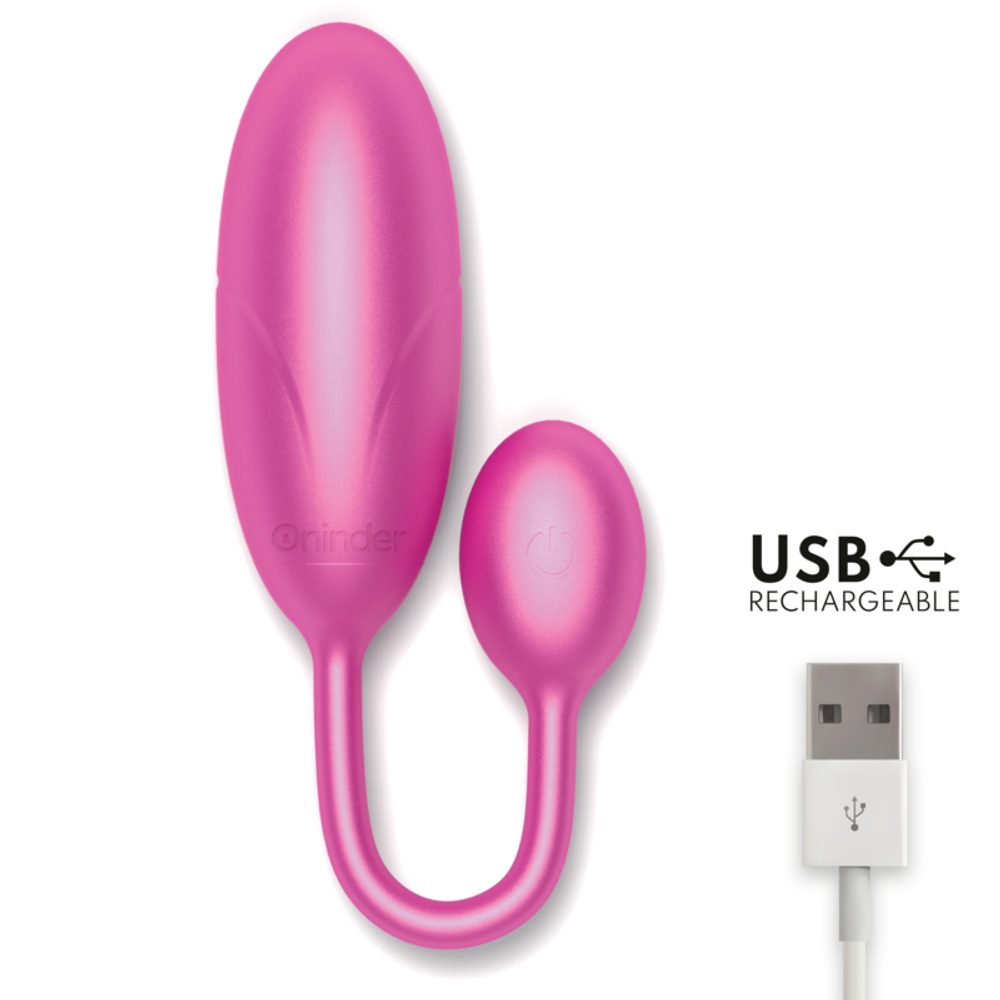 Oninder Denver Vibrating Egg Pink - Obrázek 3