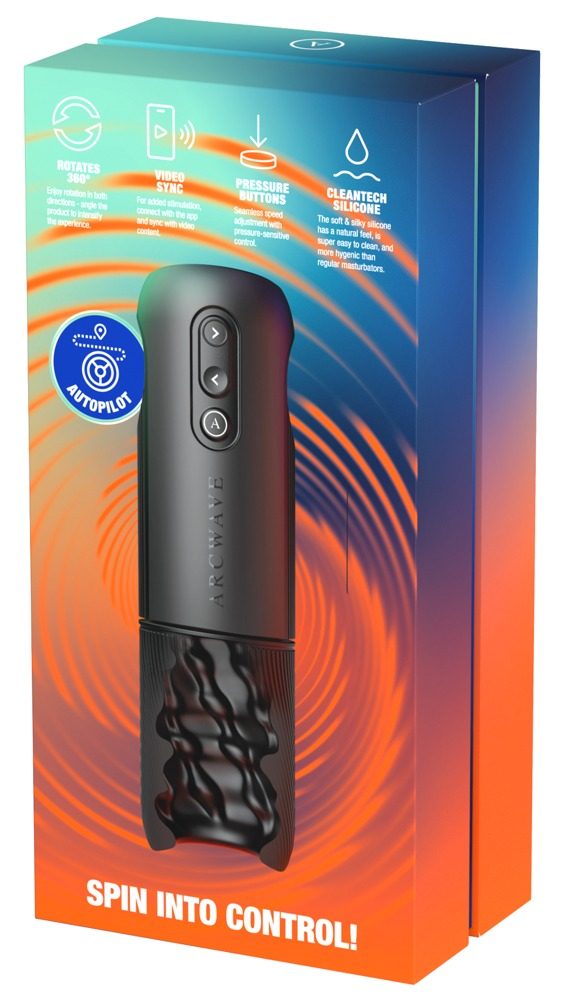 Arcwave Orbit Twisted Pleasure Rotating Stroker Black (obrázek 9)