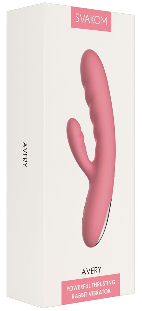 Svakom Avery Powerful Thrusting Vibrator Pink (obrázek 12)
