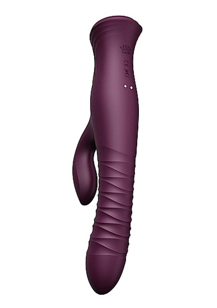 Zalo Mose Thrusting Rabbit Vibrator Purple - Obrázek 7