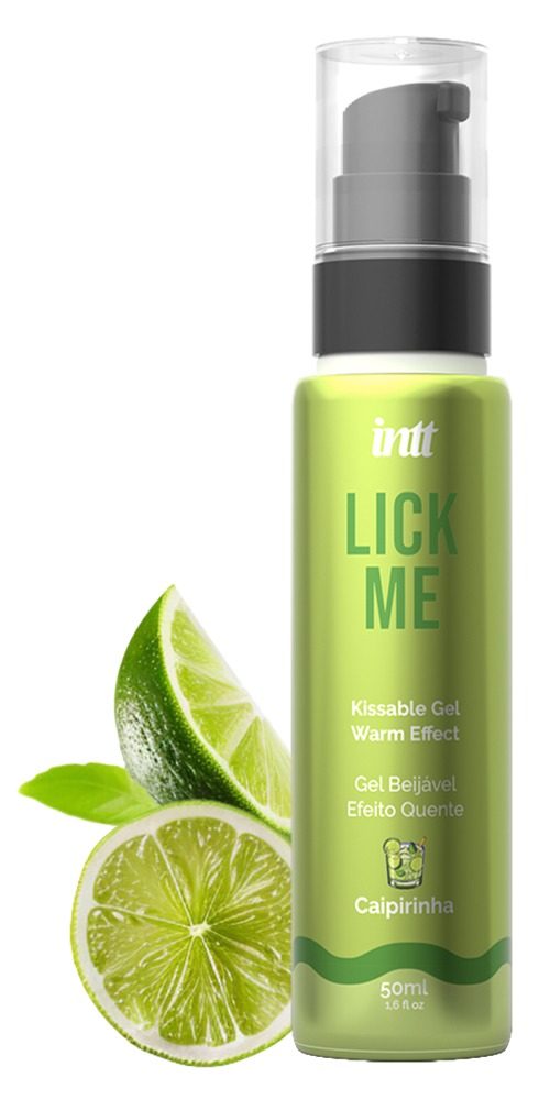 INTT Lick me Slíbatelný gel s hřejivým efektem Caipirinha 50 ml