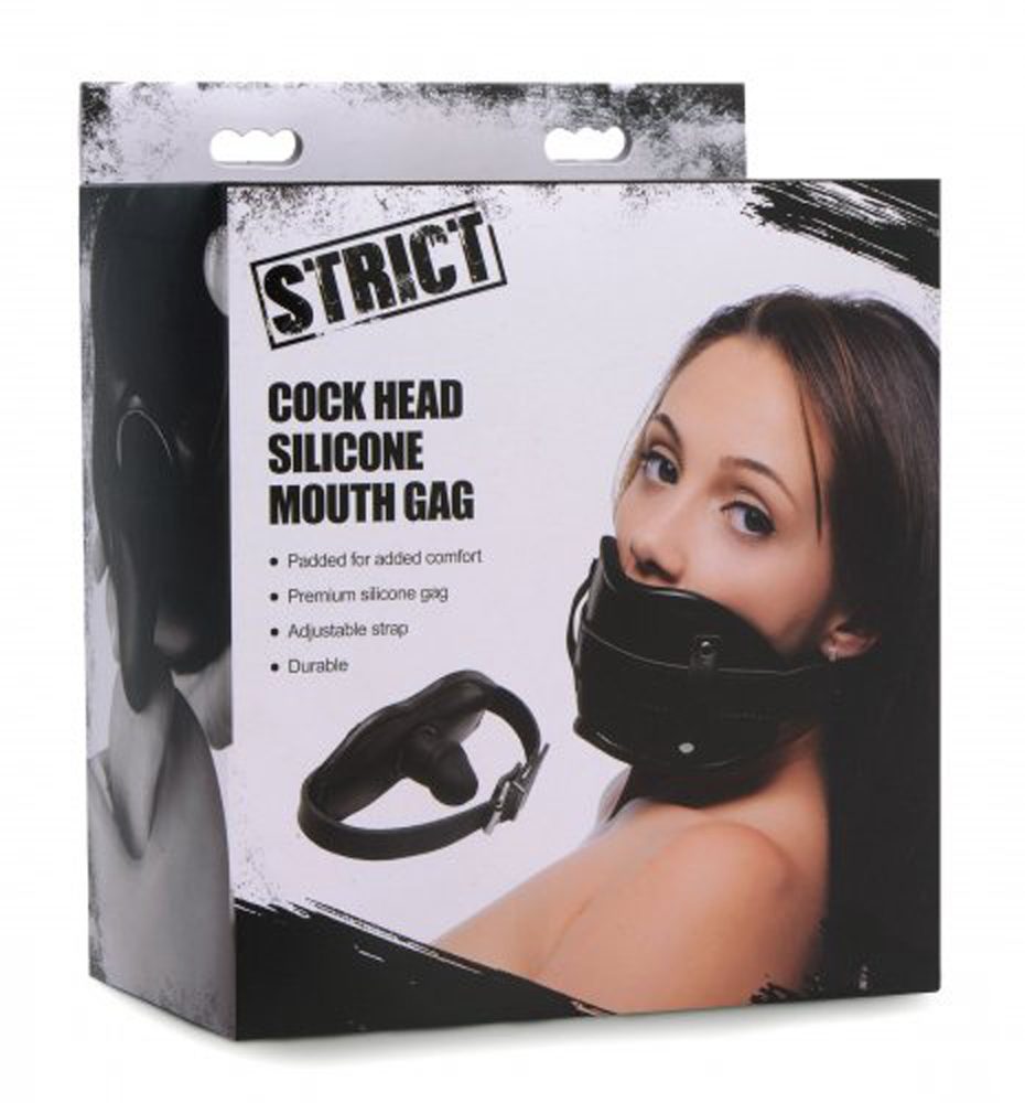 Strict Cock Head Silicone Mouth Gag - Obrázek 2