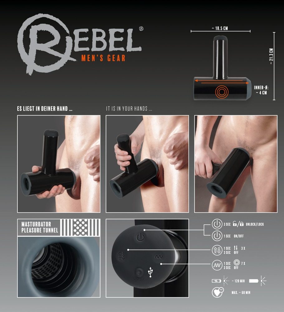Rebel Masturbator with 2 Functions (obrázek 8)