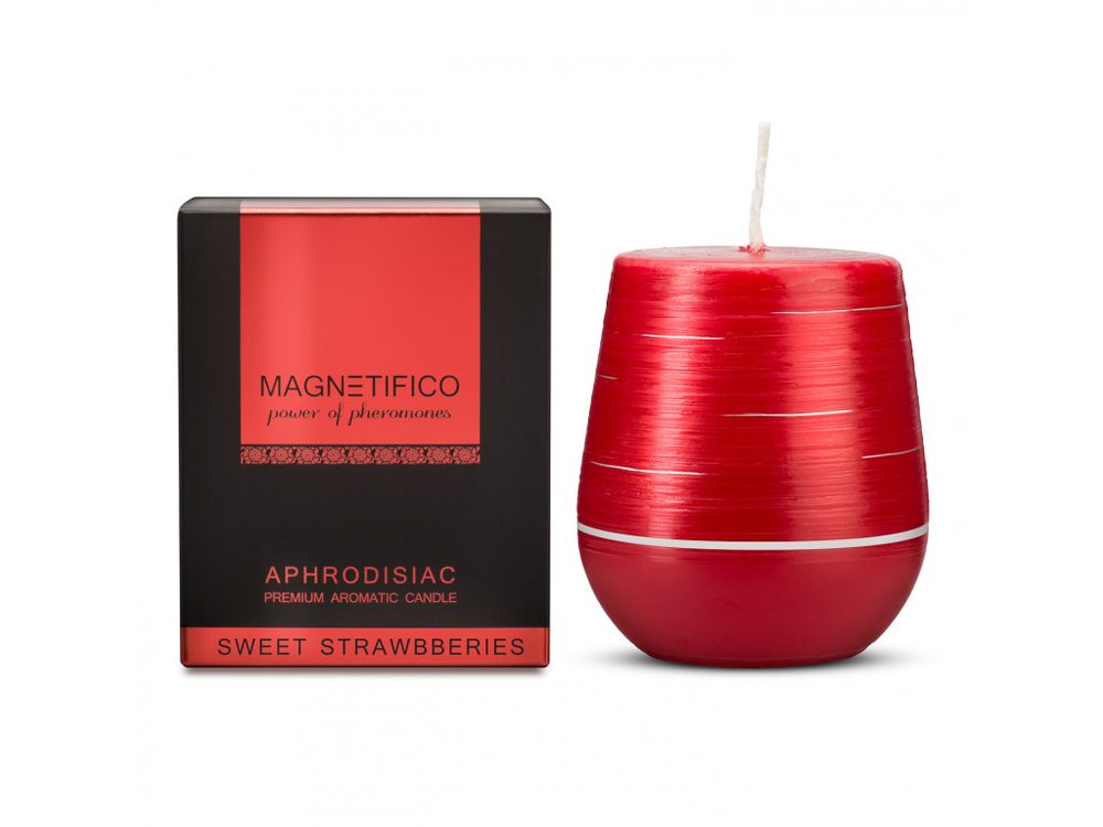 Magnetifico Aphrodisiac Candle Sweet Strawberries - Obrázek 5