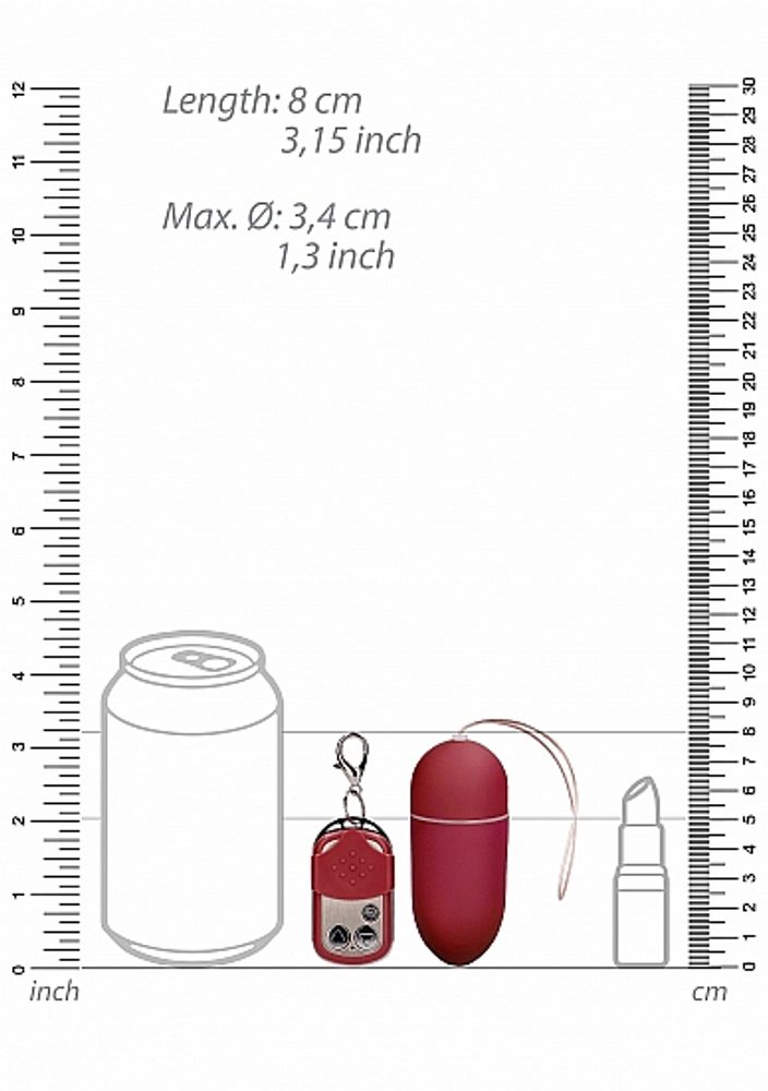 Shots Toys 10 Speed Remote Vibrating Egg Big (obrázek 8)