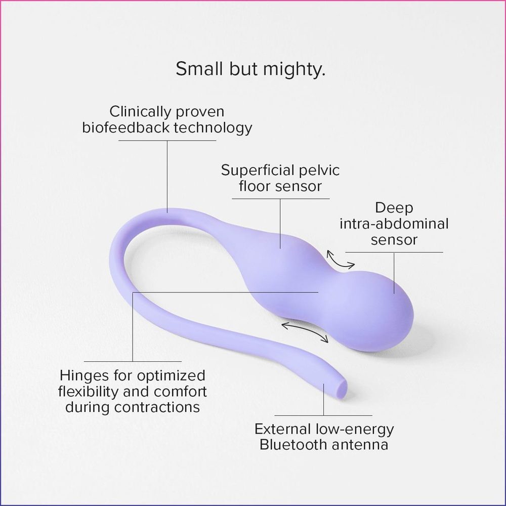 Perifit Care+ Pelvic Floor Trainer App Controlled Lilac (obrázek 8)