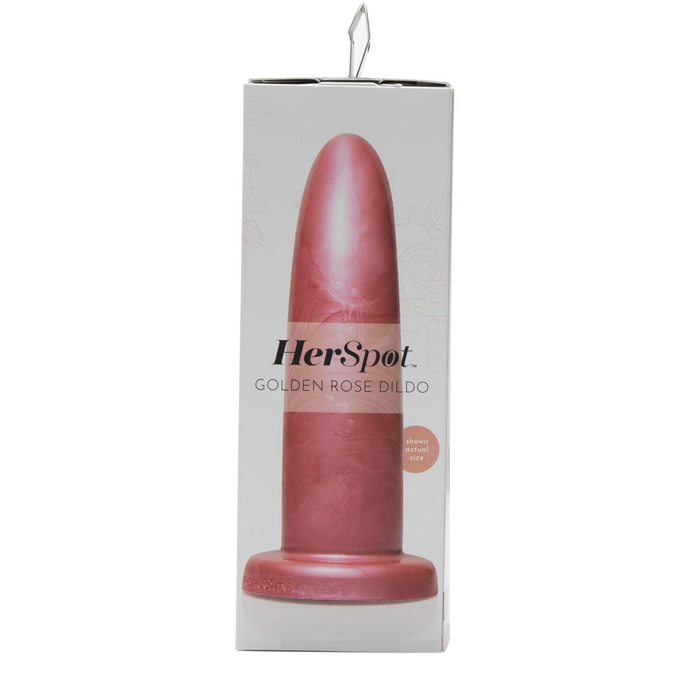Fleshlight Herspot Dildo Golden Rose Medium Size - Obrázek 6