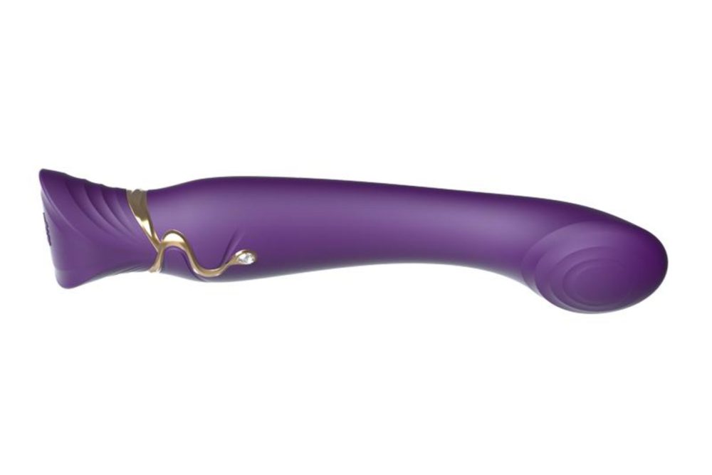 ZALO Queen Pulsewave Vibrátor set - fialový - Obrázek 4