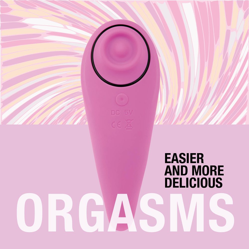 FeelzToys FemmeGasm Tapping & Tickling Vibrator Pink - Obrázek 5