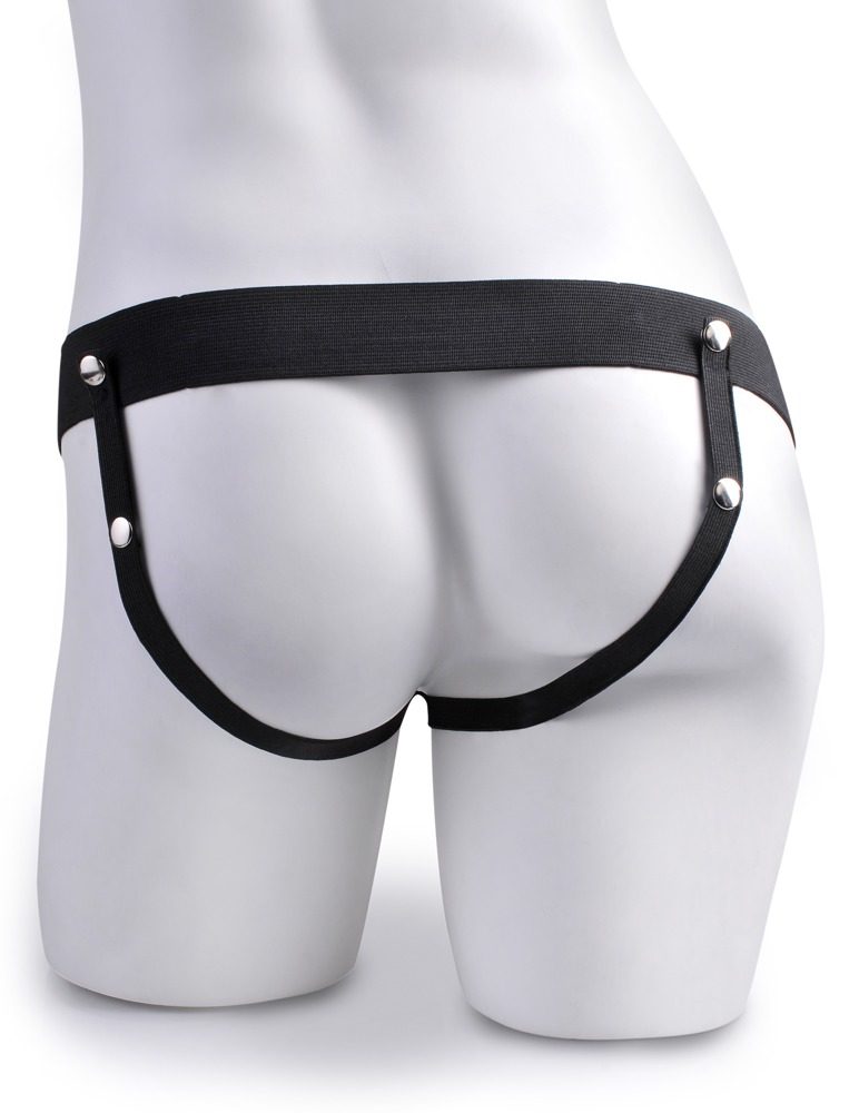 Fetish Fantasy 9" Hollow Squirting Strap On with Balls - Obrázek 5
