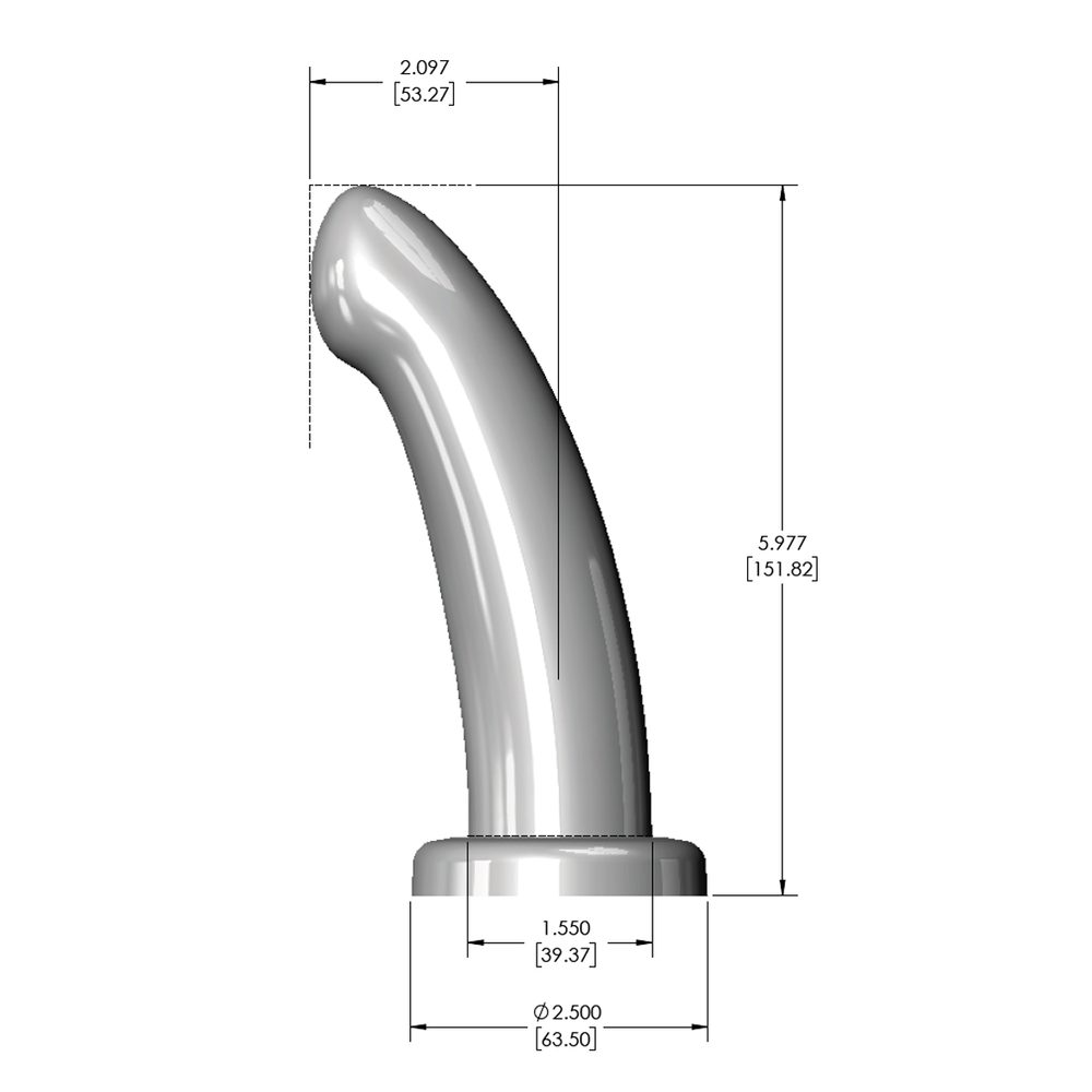 Fleshlight Herspot Dildo Golden Rose Medium Size (obrázek 8)